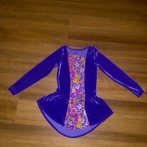 Beautiful Purple Figure Skating Dress Girls Small